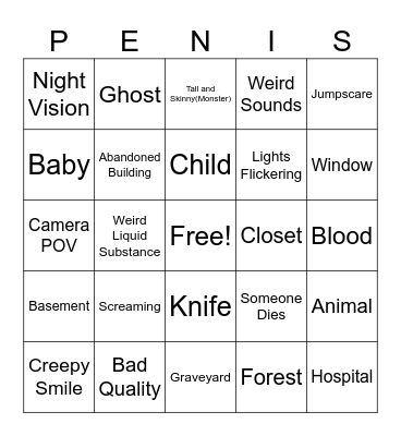 Benjamin kissing philetus Bingo Card