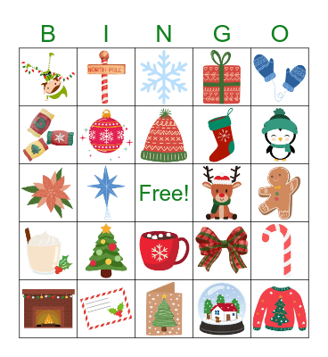 Holiday Bingo Card