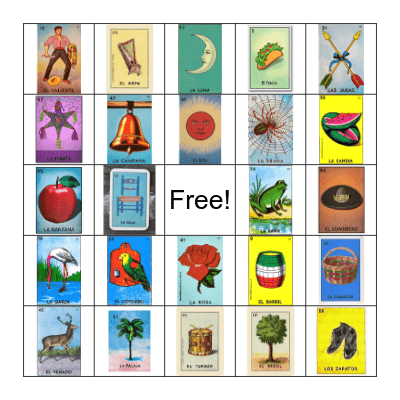 LOTERIA Bingo Card