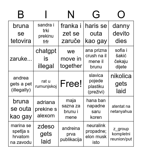 2025. bingo Card