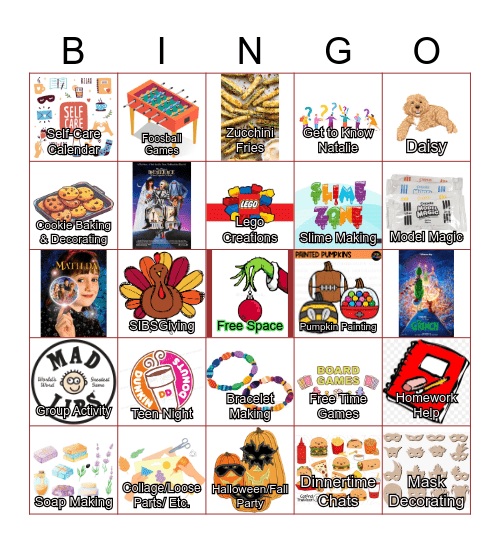 SIBSPlace Bingo Card