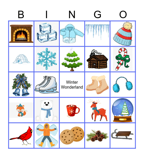 Winter Bingo Card