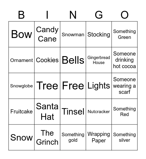 2024 Finance Winter Bingo Card