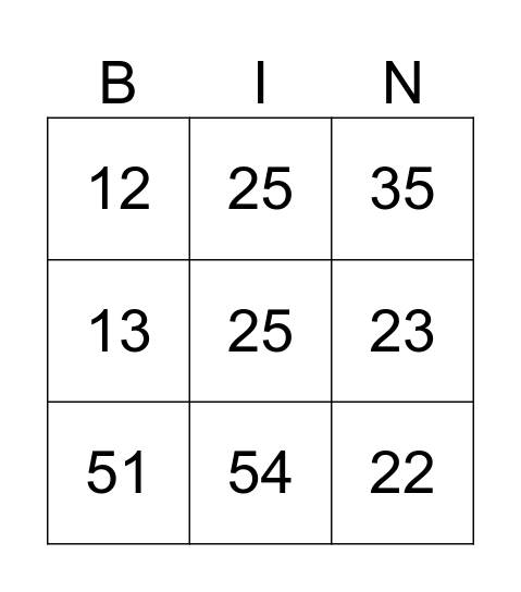 Merry Xmas! Bingo Card