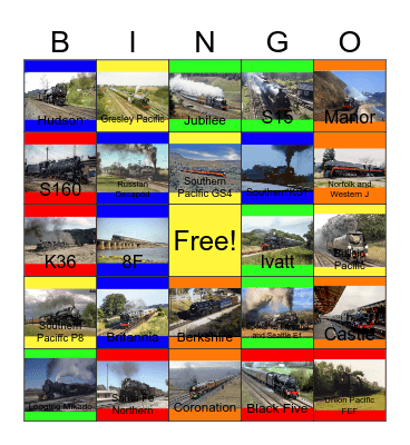 Steamies that I would like to stoke a fire someday Bingo Card