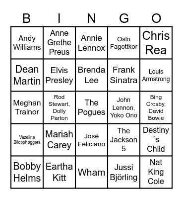 🎄Julebingo 🎄 Bingo Card