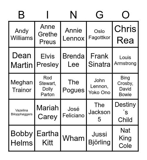 🎄Julebingo 🎄 Bingo Card