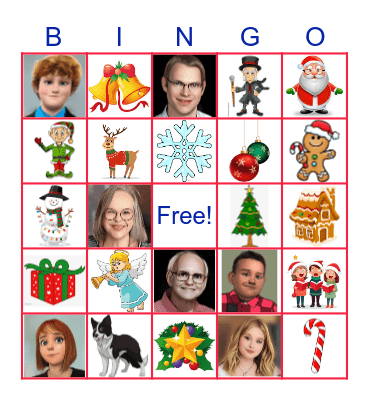 GIBSON CHRISTMAS Bingo Card