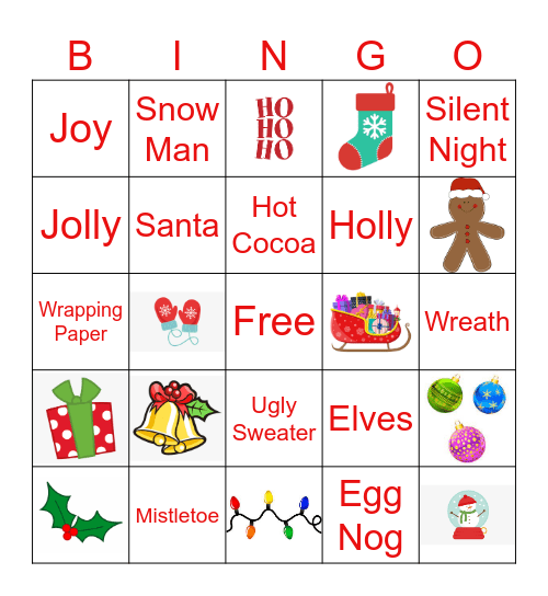 DLP Holiday Bingo Card