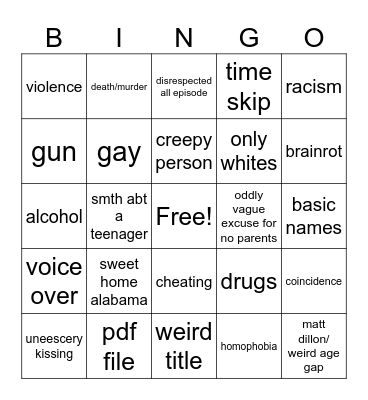 tomorrow's teaching Bingo Card