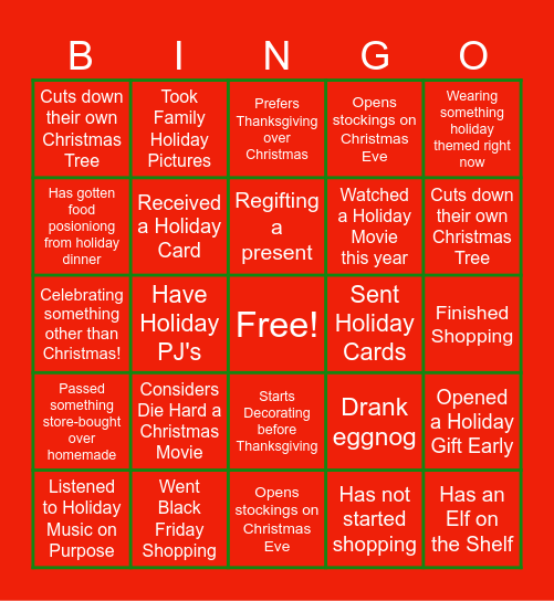 CLEARSTAR BINGO Card