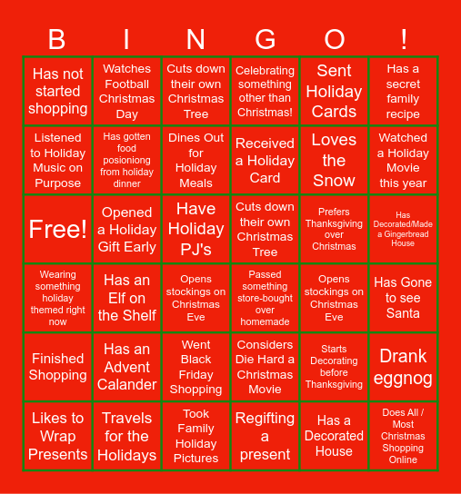 CLEARSTAR BINGO Card