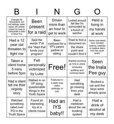 Christmas Bingo Card