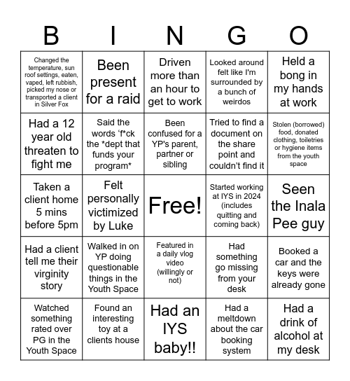 Christmas Bingo Card