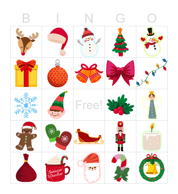XMAS BINGO 2024 Bingo Card