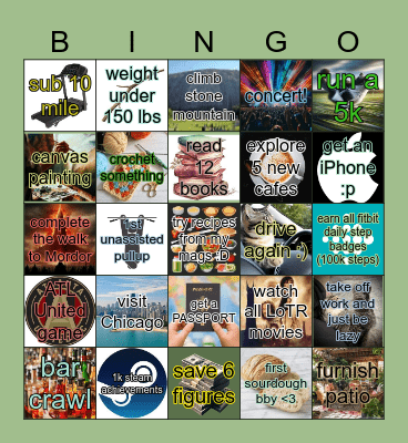 2025 - CHANELL Bingo Card