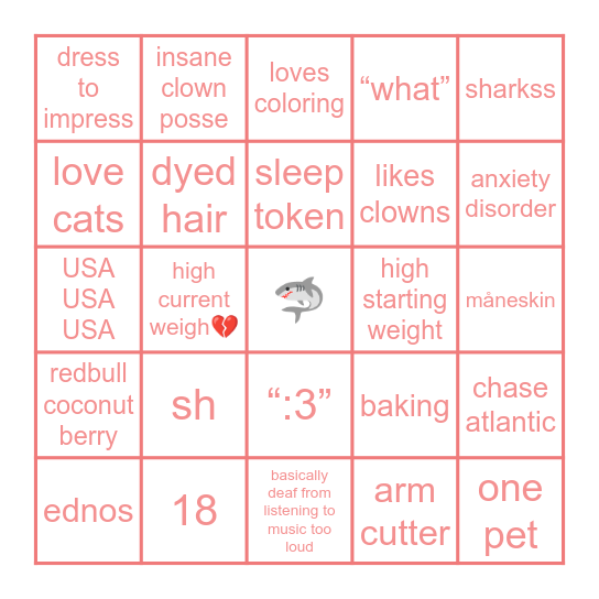 Bingo’s Bingo !! Bingo Card