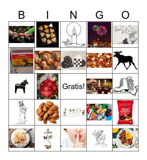 Jule Bingo bm 1 Bingo Card