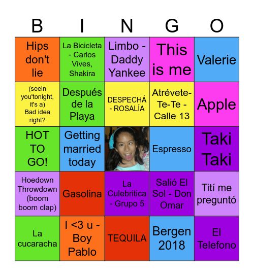 Valeria’s Final Encore: Bachelorette Bingo Card