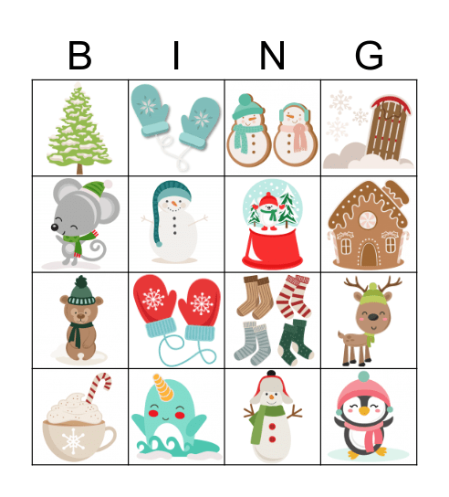 Winter BINGO Card