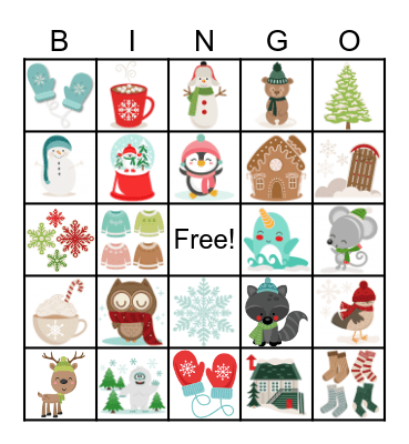 Winter BINGO Card