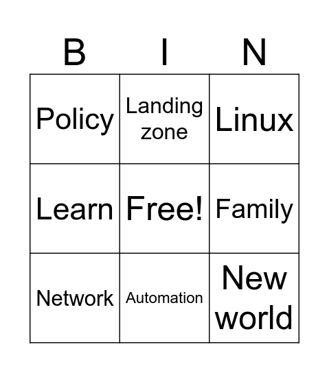 2024 Bingo Card