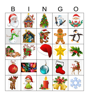 Christmas Bingo Card