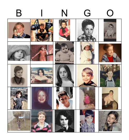 O NATAL É DAS CRIANÇAS! Bingo Card