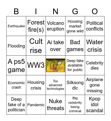 2025 WTF Bingo Card