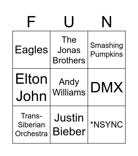 Red Bingo Card