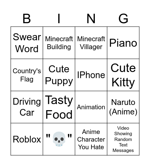 Hera Pagol Bingo Card