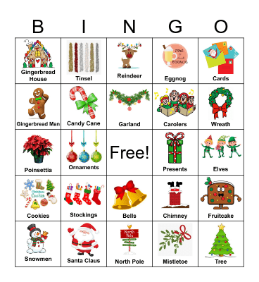 Christmas Bingo Card