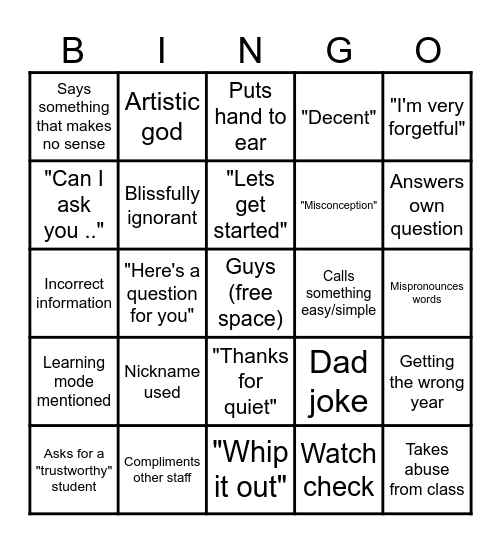 24264251 Bingo Card