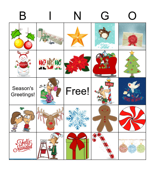Christmas Bingo Card