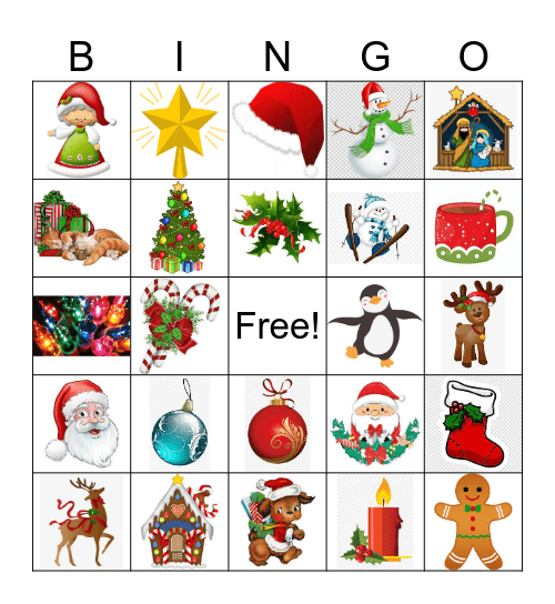 Christmas Bingo Card