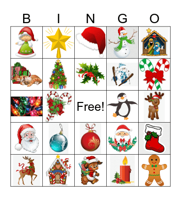 Christmas Bingo Card