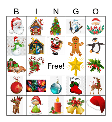 Christmas Bingo Card