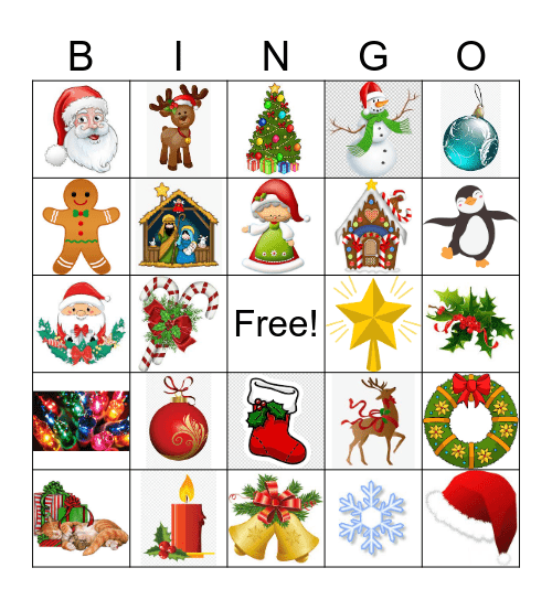 Christmas Bingo Card