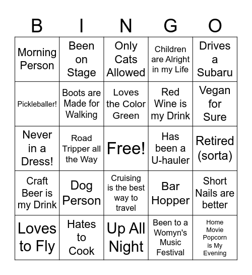 Are we a Match? Bingo Card