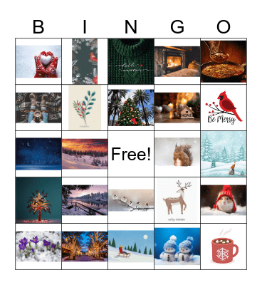 Winter Bingo! Bingo Card