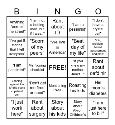 Solomon Soundbites: Bingo Edition Bingo Card