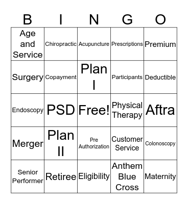 PSD Huddle  Bingo Card