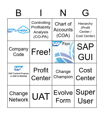CFIN Bingo Card