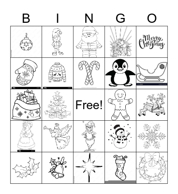 Christmas Bingo Card