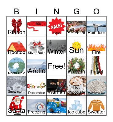 Winter Bingo Card
