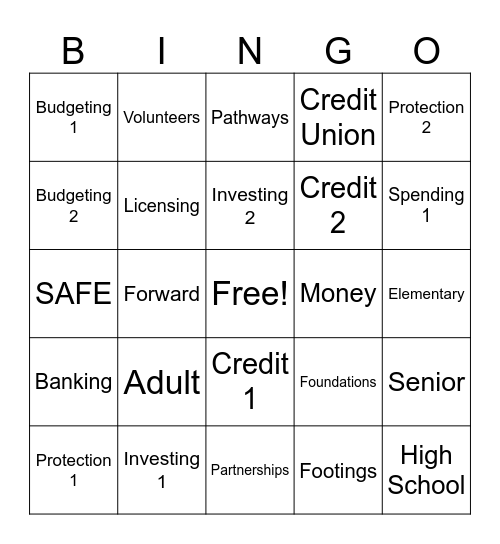 FB Bingo Card