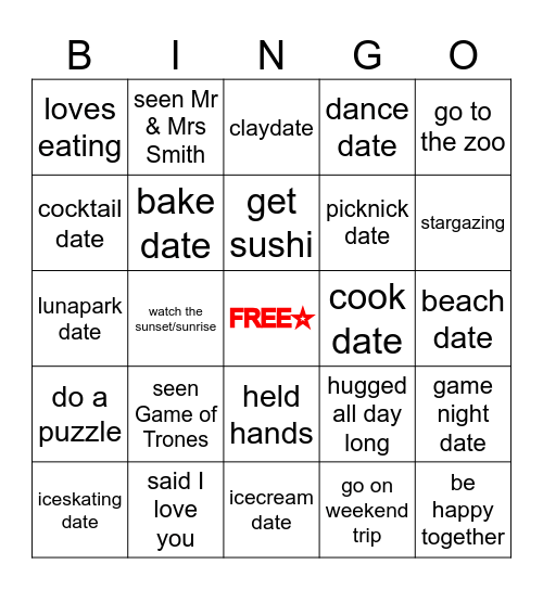 BINGO TIME Bingo Card