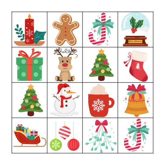 Christmas Bingo Card