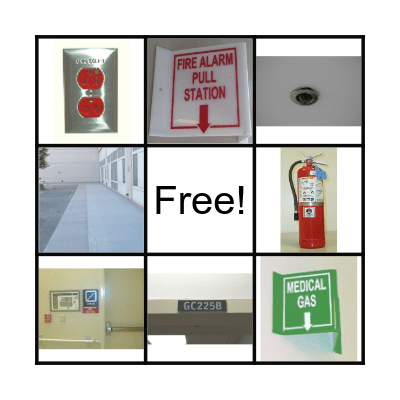 Fire Safety Bingo Card