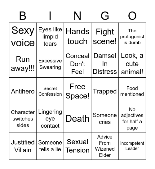 New Years Bingo! Bingo Card